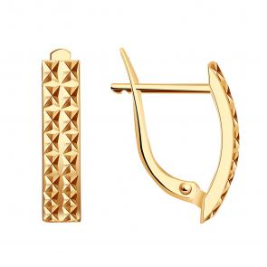 Золотые серьги МАГНАТ МА 011810 фото